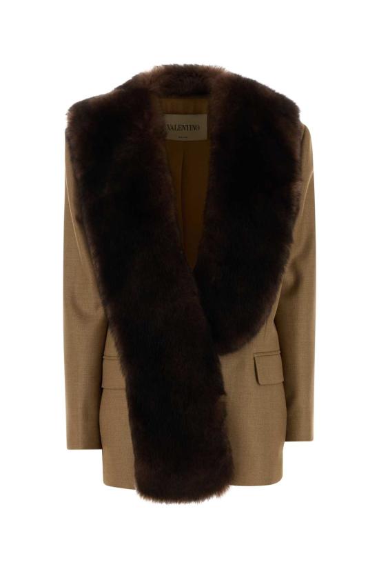 26FW 발렌티노 가라바니 수트 자켓 9B0CE657AGP 954 Beige o Tan