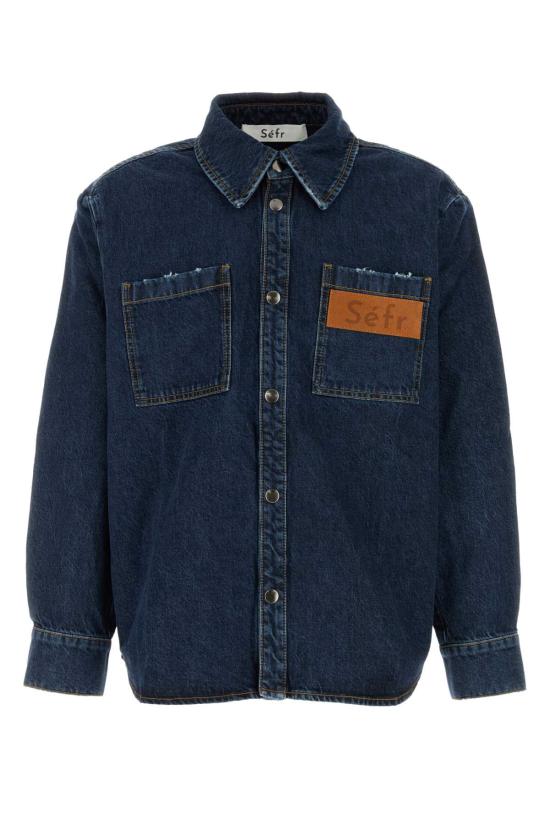 26FW 세퍼 긴팔 셔츠 DENIMSTAFFOVERSHIRT DARBLUWA Blue