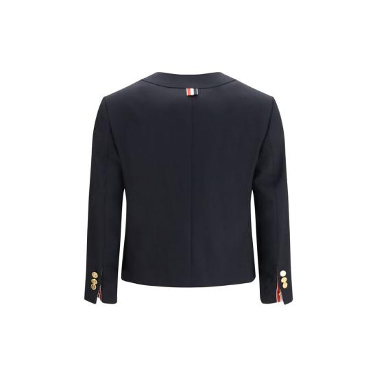 26FW 톰브라운 폴로 티셔츠 THFBC968AF1199415BB BLUE - THOM BROWNE