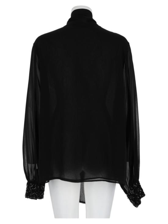 25FW 파로쉬 탑 D311690R PRESS013 Black - PAROSH