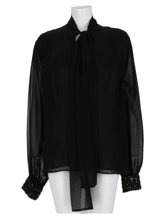 25FW 파로쉬 탑 D311690R PRESS013 Black