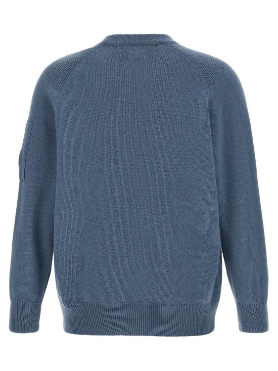  씨피 컴퍼니 스웨터 LD21CMKN085A110149A871 BLUE - C.P. COMPANY