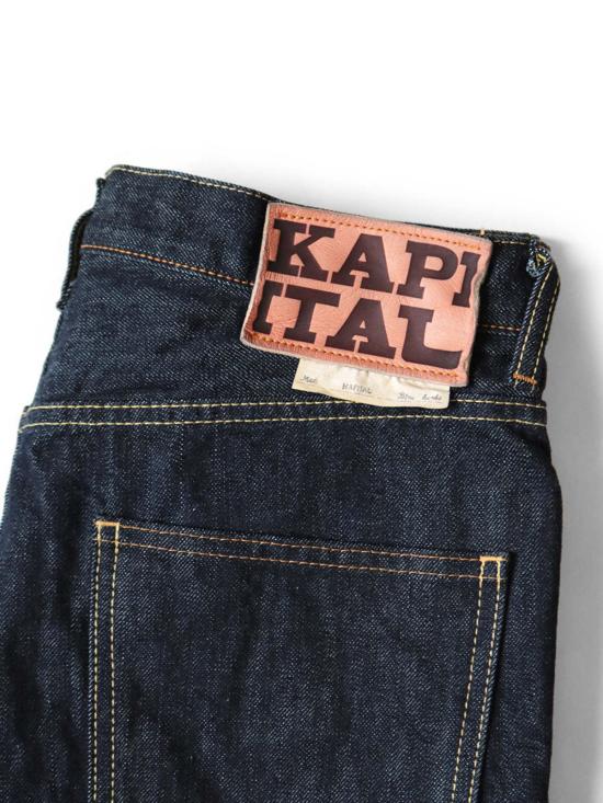  캐피탈 데님 팬츠 카피탈 14온스 데님 5 P 오카벨보 진 원워시 - KAPITAL