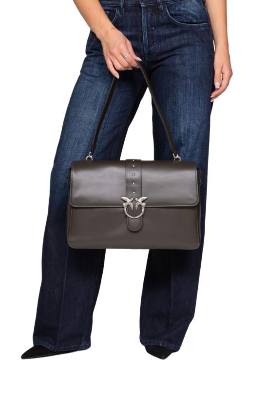 26SS 핑코 숄더백 105067 A0QO Black