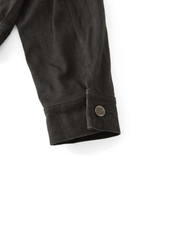  캐피탈 데님 자켓 Kapital 14oz 블랙 X 블랙 데님 웨스턴 레귤러 재킷 - KAPITAL