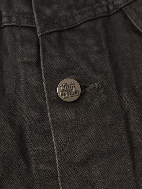  캐피탈 데님 자켓 Kapital 14oz 블랙 X 블랙 데님 웨스턴 레귤러 재킷 - KAPITAL