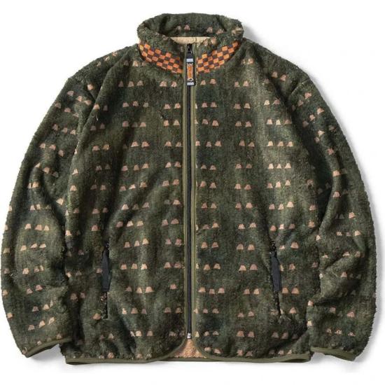 26FW 캐피탈 자켓 Kapital Tsume Shohbu 플리스 지퍼 블루종