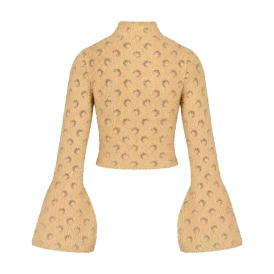 26FW 마린세르 후드 티셔츠 WTK093ACKNI0549 BG20 BEIGE - MARINE SERRE