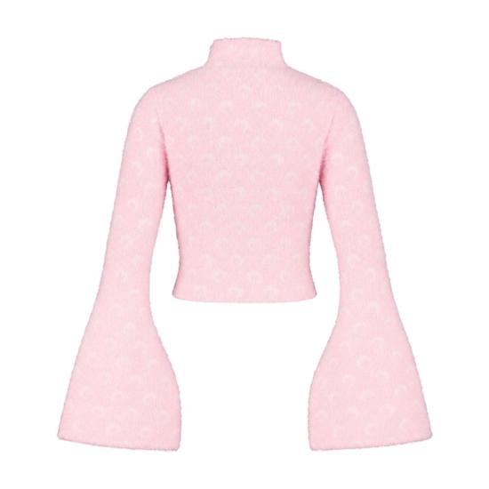 26FW 마린세르 후드 티셔츠 WTK093ACKNI0549 PK00 PINK - MARINE SERRE