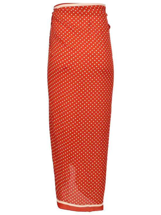 26FW 마토 롱 스커트 LSAROPLKTOM RED - MATTEAU