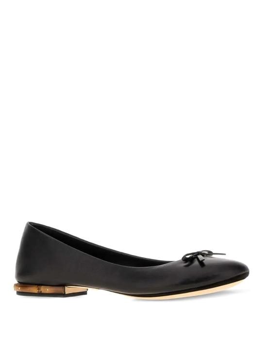 26FW 구찌 밤부 발레리나 플랫 슈즈 A0065ZAAHBR1000 BLACK