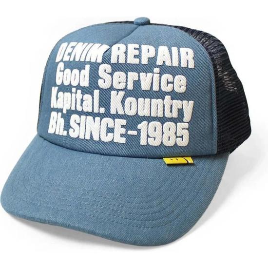 캐피탈 모자 데님 리페어 서비스 트랙 캡