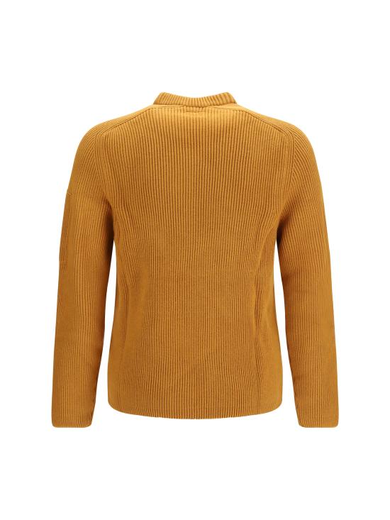 26FW 씨피 컴퍼니 풀 립 코튼 나일론 렌즈 크루넥 스웨터 21CMKN101A006608A 232 ORANGE - C.P. COMPANY