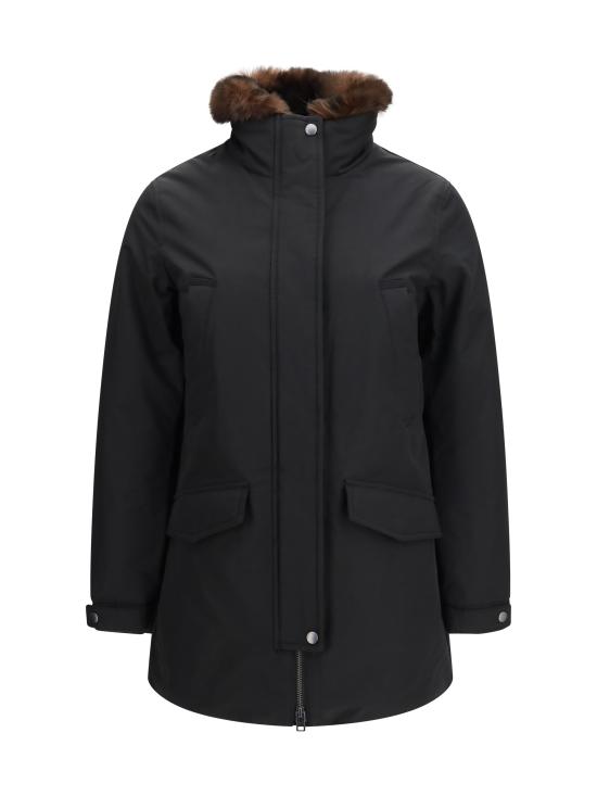 26FW 울리치 패딩 CFWWOU2245FRUT0001 BLK BLACK