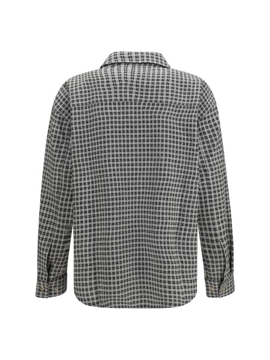 26FW 세퍼 긴팔 셔츠 MFW26BUTTONUP WHITEBLACK MULTICOLOUR - SEFR
