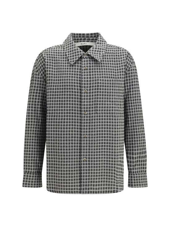26FW 세퍼 긴팔 셔츠 MFW26BUTTONUP WHITEBLACK MULTICOLOUR