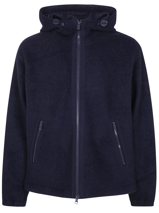 26FW 아스페시 후드 티셔츠 W6 A AY53 D556 10099 BLACK NAVY