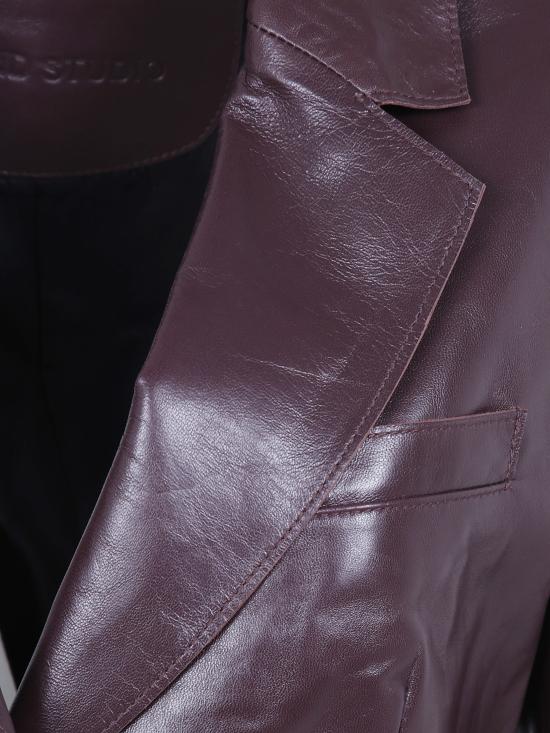 26FW 스탠드스튜디오 가죽 자켓 66391 7850 29840 DEEP BURGUNDY - STAND