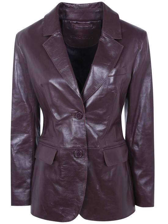 26FW 스탠드스튜디오 가죽 자켓 66391 7850 29840 DEEP BURGUNDY