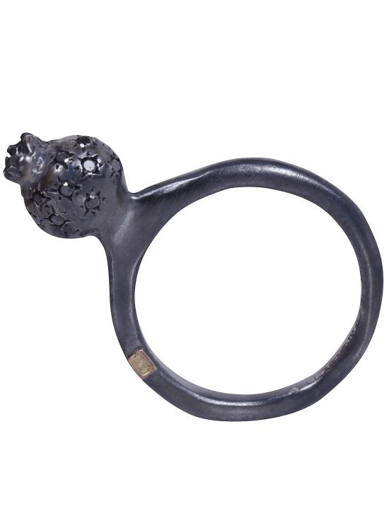 26FW 로사 마리아 쥬얼리 반지 RG002426 SILVER BLACK - ROSA MARIA JEWELLERY