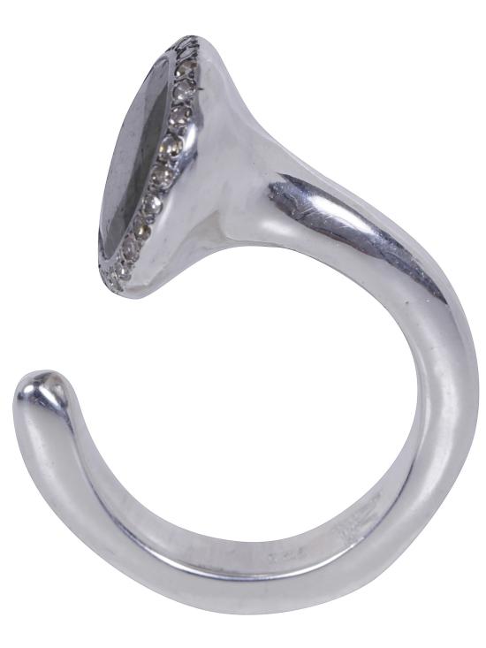 26FW 로사 마리아 쥬얼리 반지 RG081286 SILVER COGNAC GREEN - ROSA MARIA JEWELLERY