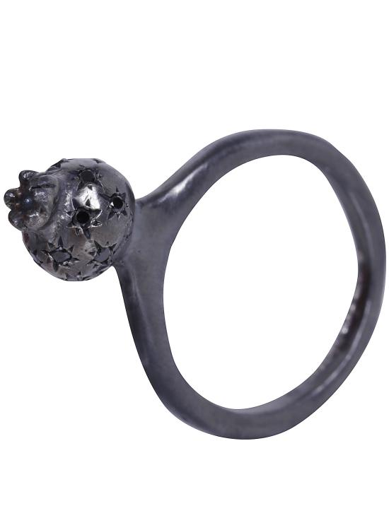 26FW 로사 마리아 쥬얼리 반지 RG027019 SILVER BLACK