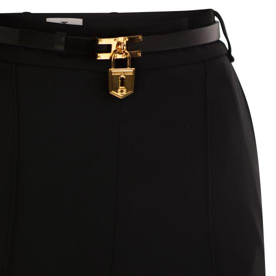26FW 엘리자베타프랜치 숏팬츠 SH00666E2 BLACK - ELISABETTA FRANCHI