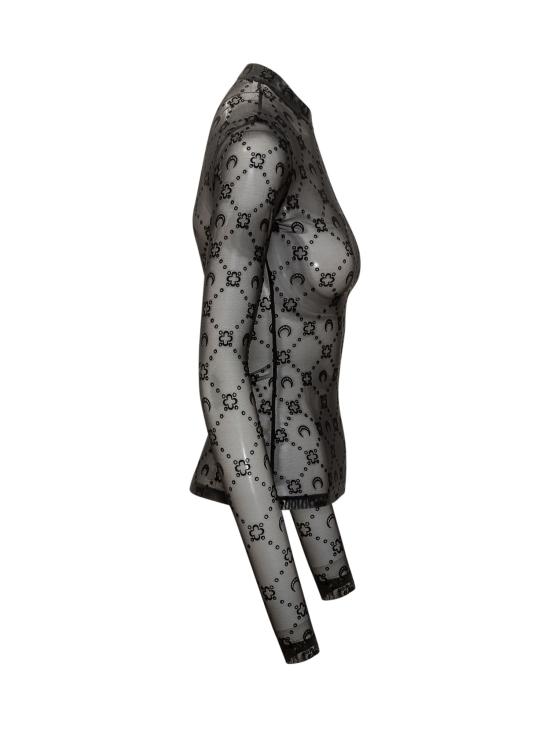 26FW 마린세르 반팔 티셔츠 WTO388ACJER0005 BK99 BLACK - MARINE SERRE