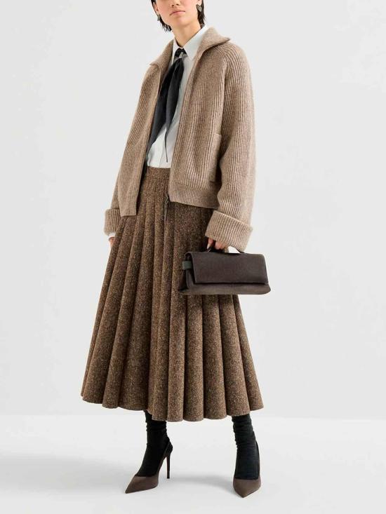 26FW 브루넬로 쿠치넬리 가디건 MTX755606C9928 BROWN - BRUNELLO CUCINELLI