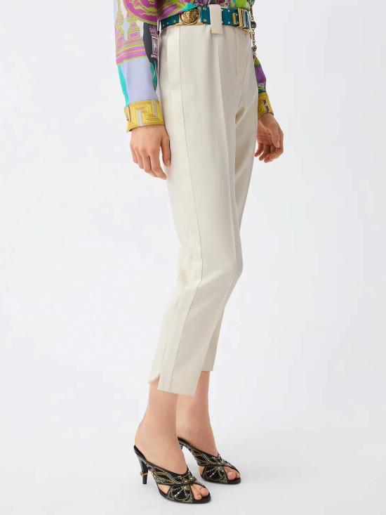 26FW 베르사체 팬츠 10269311A183051W740 WHITE - VERSACE