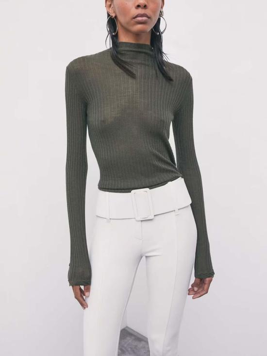 26FW 파트리지아페페 탑 8K0420K034G639 GREEN - PATRIZIA PEPE