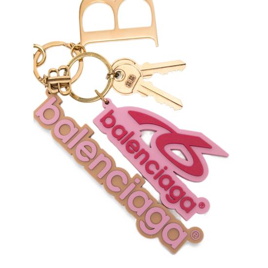 26FW 발렌시아가 키링 A007P4 2ACU3 8054 GOLD PINK - BALENCIAGA