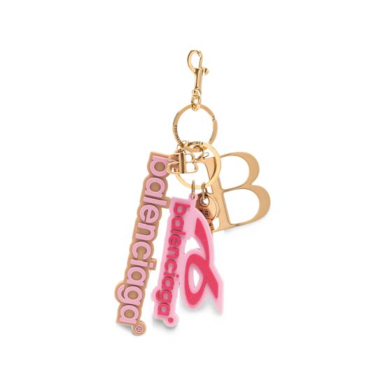26FW 발렌시아가 키링 A007P4 2ACU3 8054 GOLD PINK