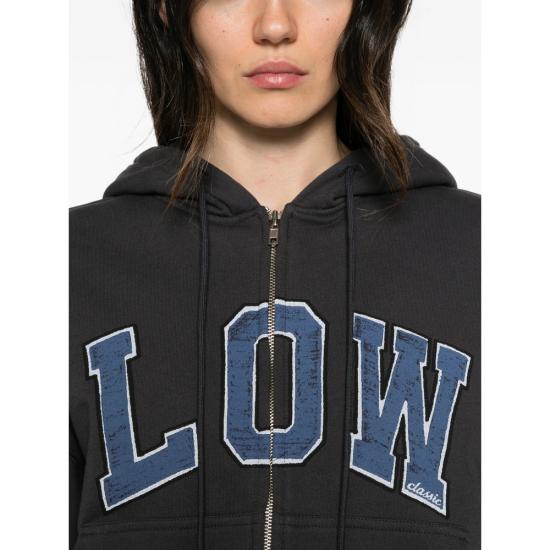 26FW 로우클래식 후드 티셔츠 LC267TS12CC CHARC GREY - LOW CLASSIC