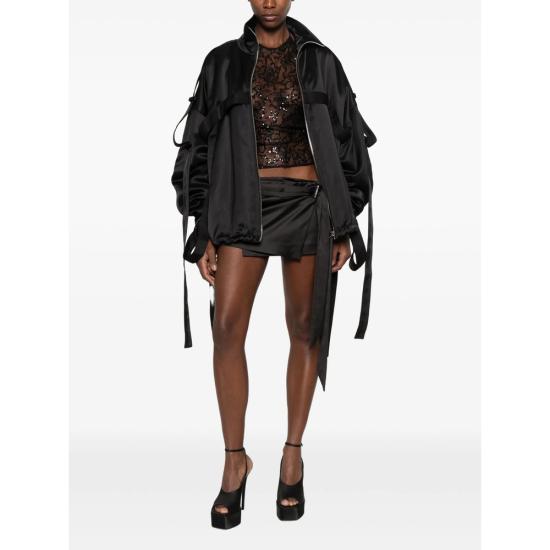 26FW 디 아티코 스커트 CAPWCR00167 PPS001AA 100 BLACK - THE ATTICO