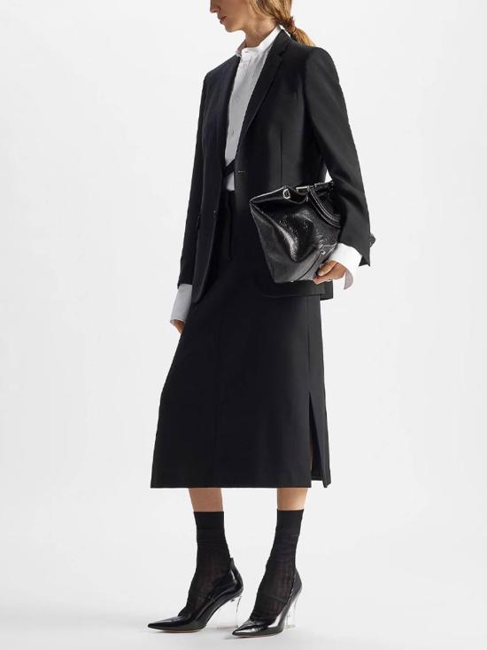 26FW 펜디 미디 스커트 FQ7767B1H8F0QA1 BLACK - FENDI