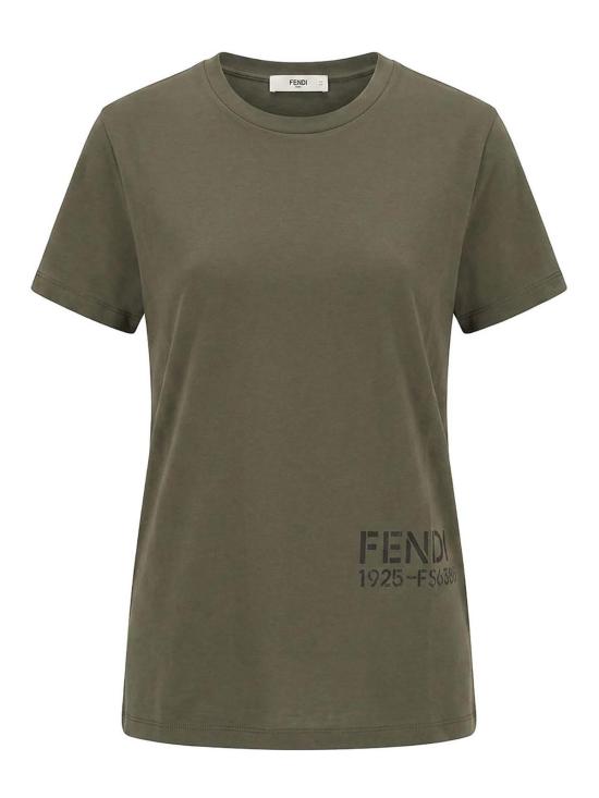 26FW 펜디 반팔 티셔츠 FS6383B19QF0QQ4 DARK GREEN