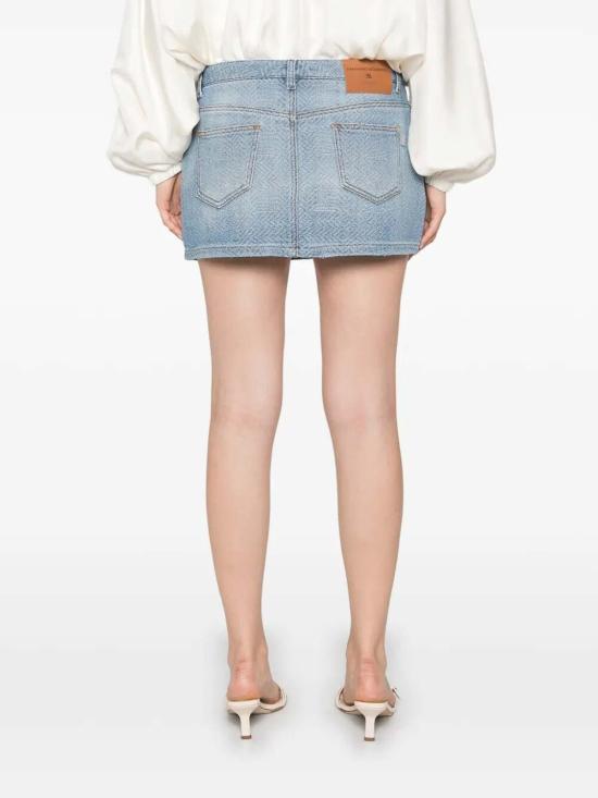 26FW 에르마노 설비노 미디 스커트 D497O302XQA94037 BLUE - ERMANNO SCERVINO