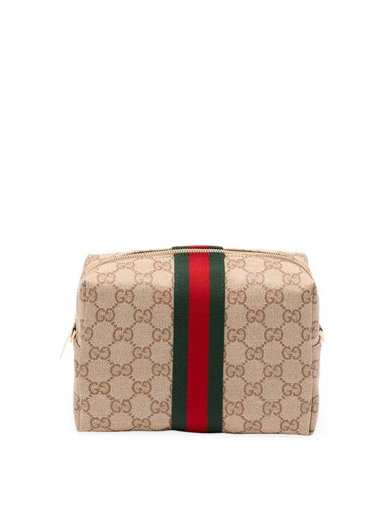 26FW 구찌 웹 미니 캔버스 카메라백 A006XFFAF8R8547 GOLD