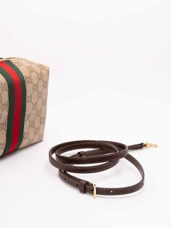 26FW 구찌 웹 미니 캔버스 카메라백 A006XFFAF8R8547 GOLD - GUCCI