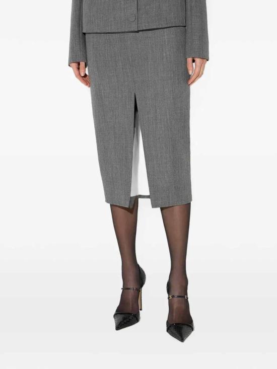 26FW 엘리자베타프랜치 미디 스커트 GO25467E2431 GREY - ELISABETTA FRANCHI