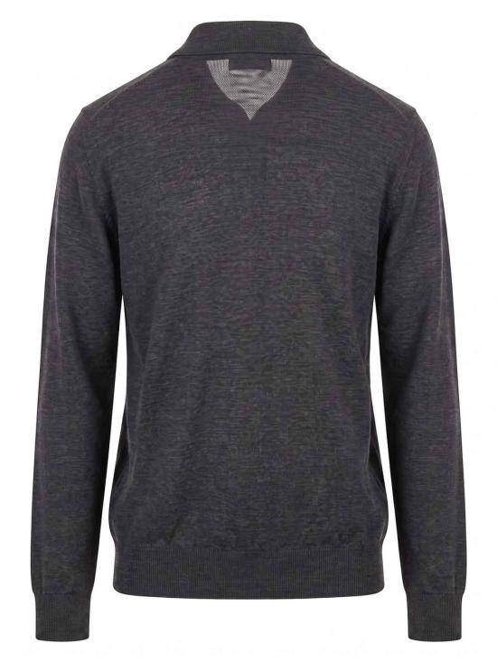 26FW 브루넬로 쿠치넬리 폴로 티셔츠 M2400295C055A BLACK - BRUNELLO CUCINELLI