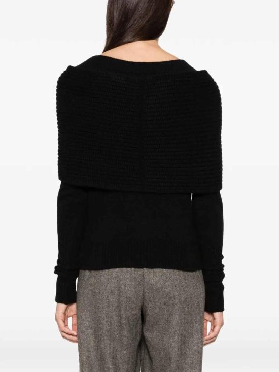 26FW 에르마노 설비노 탑 D495M711ZWL95708 BLACK - ERMANNO SCERVINO