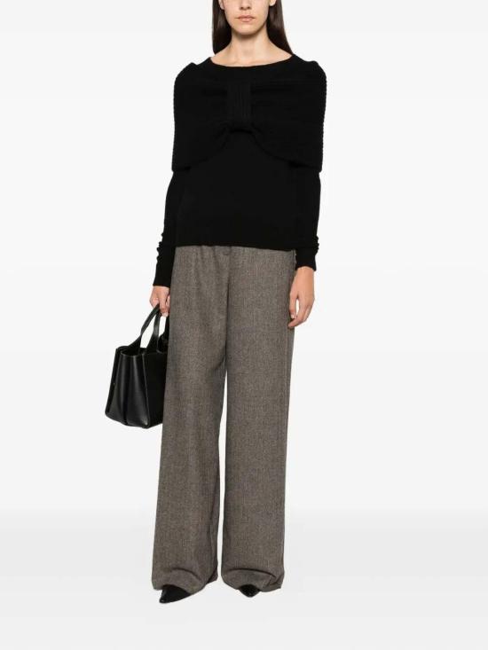 26FW 에르마노 설비노 탑 D495M711ZWL95708 BLACK - ERMANNO SCERVINO