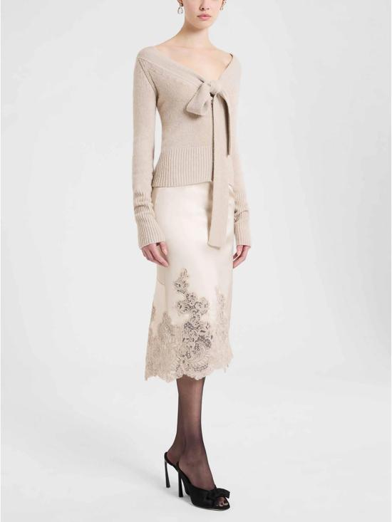 26FW 에르마노 설비노 가디건 D495N728IWN10907 WHITE - ERMANNO SCERVINO