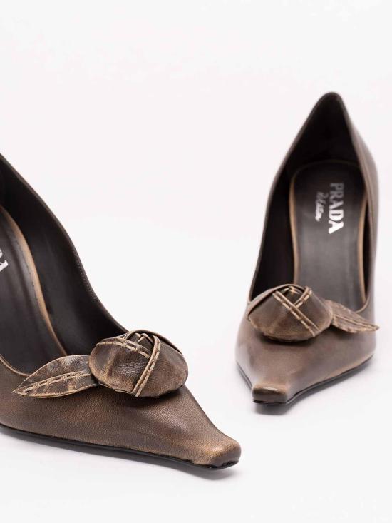 26FW 프라다 힐/펌프스 1I714OP70F095F0277 TAUPE - PRADA