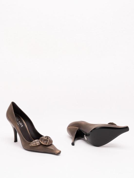 26FW 프라다 힐/펌프스 1I714OP70F095F0277 TAUPE - PRADA