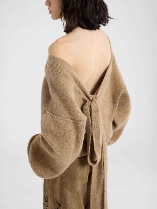 26FW 에르마노 설비노 탑 D495M745IWNM4924 BEIGE - ERMANNO SCERVINO