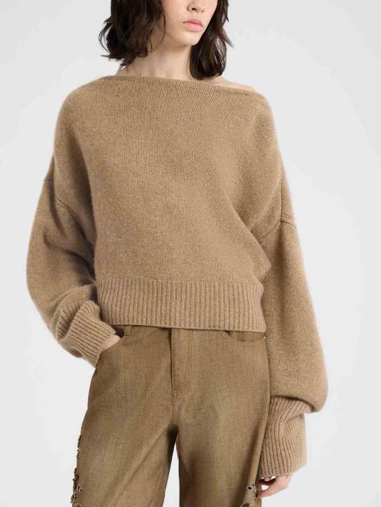 26FW 에르마노 설비노 탑 D495M745IWNM4924 BEIGE - ERMANNO SCERVINO