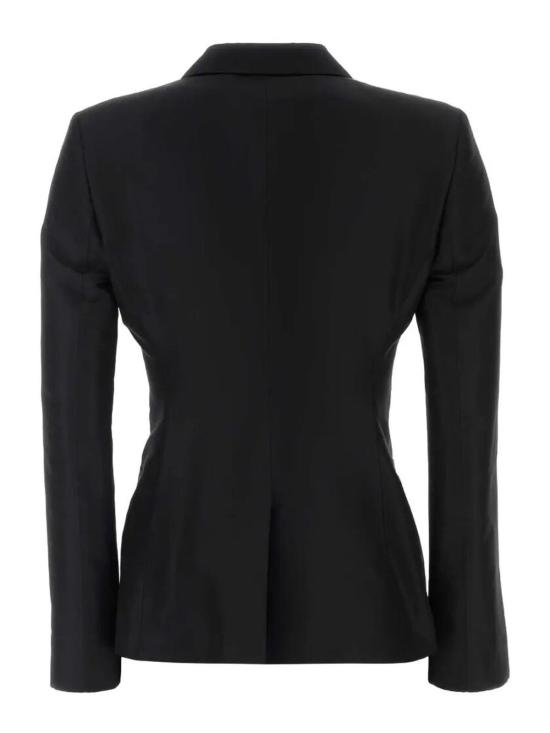 26FW 구찌 파인 실크 파이유 재킷 870960ZAU9E1000 BLACK - GUCCI